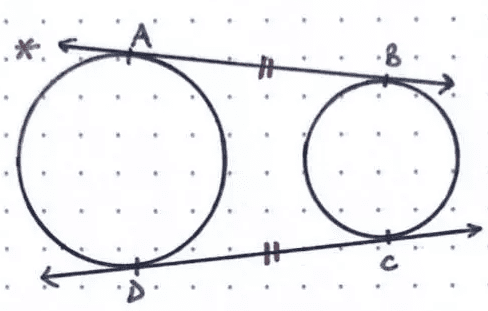 çemberde uzunluk formülü iki teğet doğru iki çember